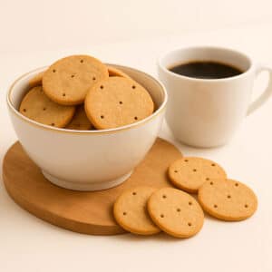 Biscoitinho proteico sabor banana com canela