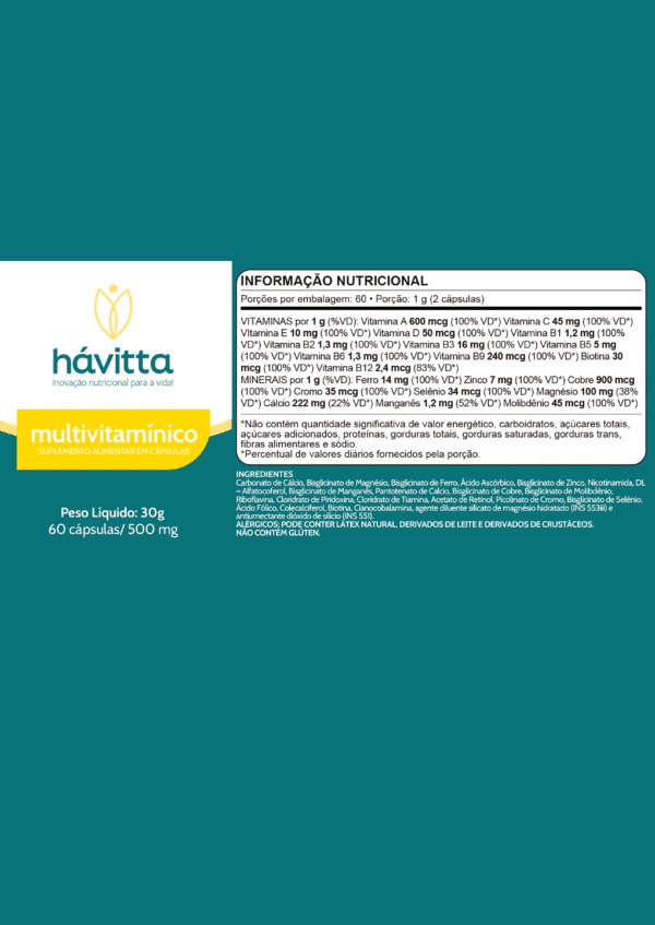 Multivitamínico em cápsulas - Image 2