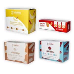 Combo doces super proteicos prontos para o consumo