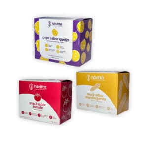 Combo snacks super proteicos e salgadinhos