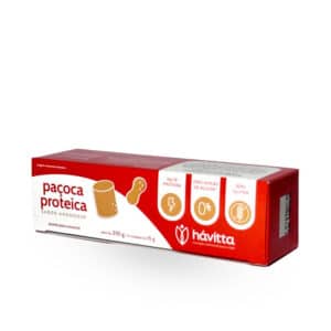 Paçoca proteica sabor amendoim
